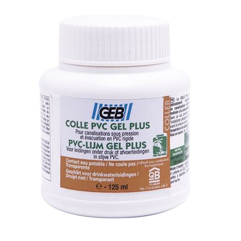 Colle Pvc Gel Plus Ppl 125ml Geb Bricorama