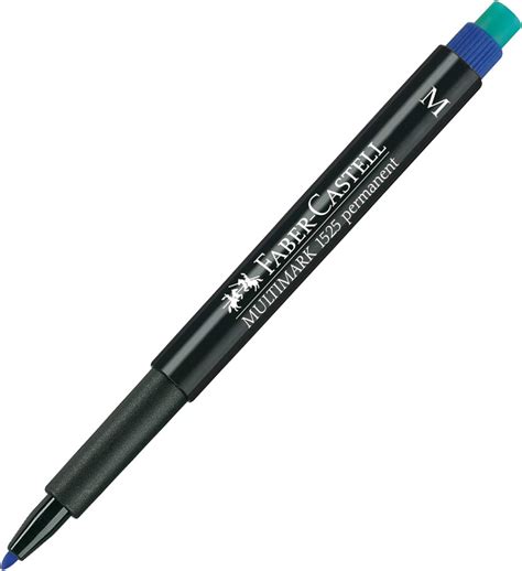 Faber Castell Marker Multimark M Permanent Blau Amazon De