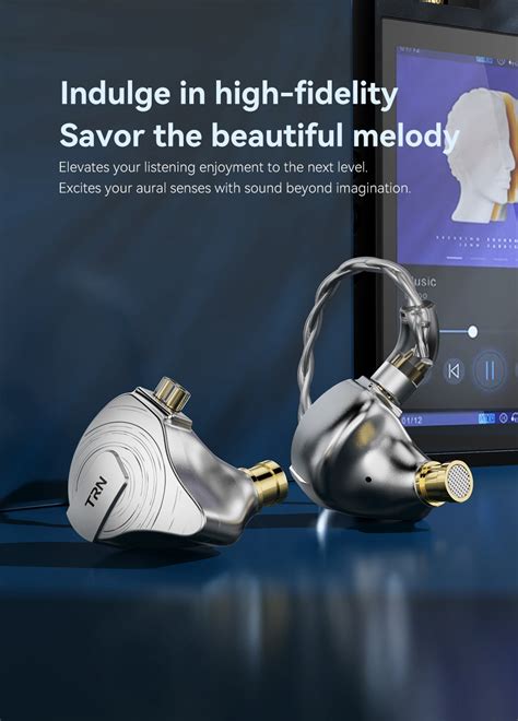 TRN ST5 4BA+1DD Hybrid In-Ear Monitors 10 Drivers Unit Earphone — HiFiGo