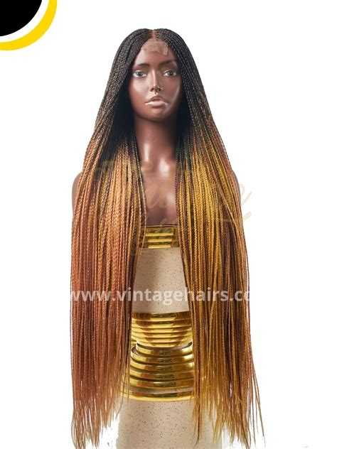 Jena Knotless Braid With 2x6 Closure Vintage Hairs Braided Wigs