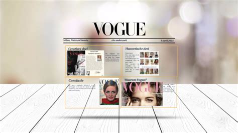 Ckv Presentatie Vogue By Nieke Van Der Meer On Prezi