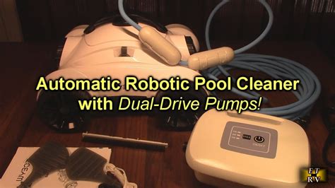 WYBOT Grampus 400 Robotic Pool Cleaner 2 Drive Pumps 120V 3 Timing