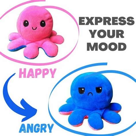 2 In 1 Reversible Smiley Octopus Soft Toy At Rs 70piece Stuffed