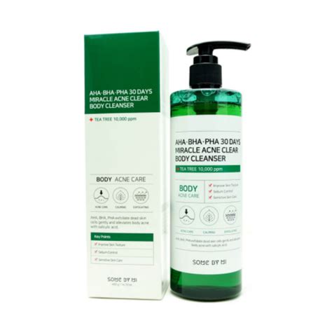 Some By Mi Aha Bha Pha 30 Days Miracle Acne Clear Body Cleanser 400g Treeskin