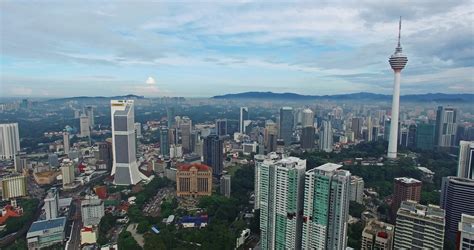 Aerial View Of Kuala Lumpur City In Malaysia Stock Footage Sbv