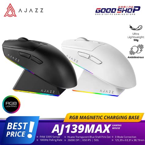 Jual Ajazz AJ139Max AJ139 Max Lightweight Wireless Gaming Mouse With