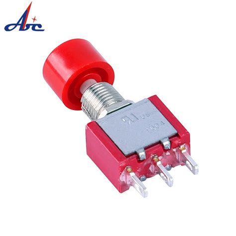 3 Pin 6mm Red Green Yellow Blue Mini Push Button Momentary Toggle Switch Toggle Switch And On