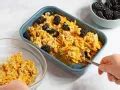 Baked Oats mit Brombeeren Clean Eating Frühstück im Herbst Rezept