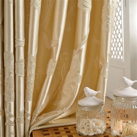 Luxury Curtains for Living Room Gold Window Treatments for - Etsy