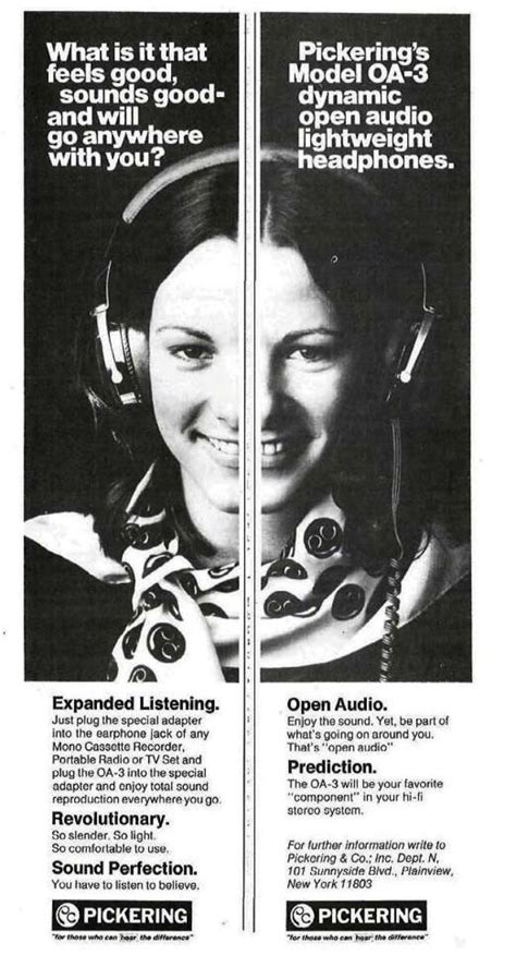 Interesting Vintage Ads of Headphones from the 1950s