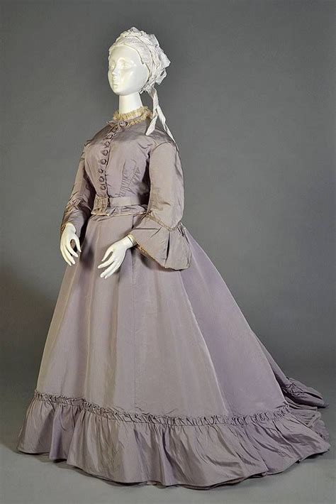 Day Dress Late 1860′s From The Kent State University Museum On