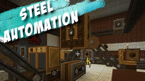 Steel Automation Using Create Immersive Engineering Youtube