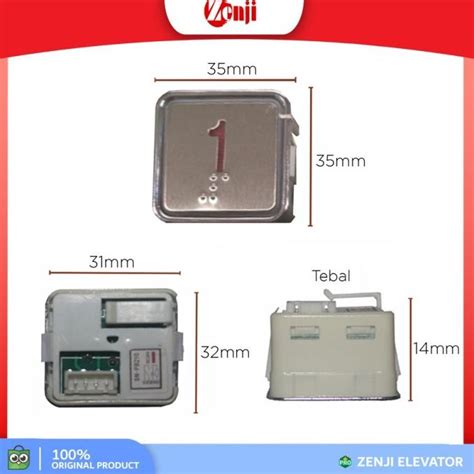 jual push button  tombol lift sparepart elevator shopee indonesia