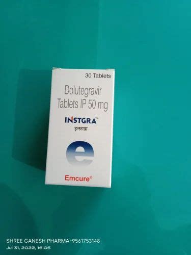 Instigra Dolutegravir Mg Instgra Mg Tablets Tablet Treatment