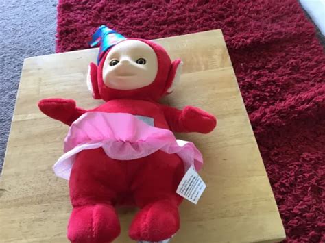 Rare Party Po Teletubbies Teletubby Red Birthday Plush Soft Toy