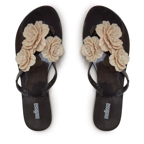 Infradito Melissa Melissa Harmonic Springtime Ad Black Beig At