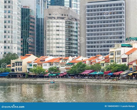 Boat Quay Singapore Editorial Stock Photo Image Of Sightseeing