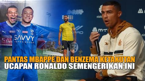 Gak Takut Mbappe Di Resmikan Al Hilal Sama Benzema Pun Ronaldo