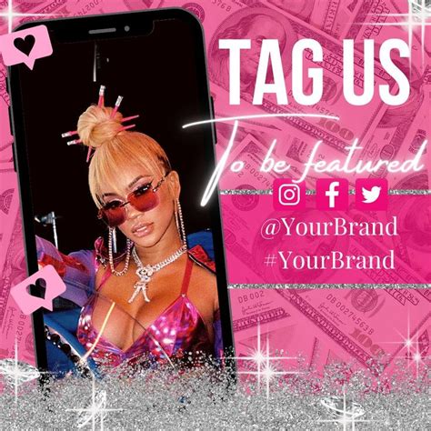 Tag Us In Your Selfie Flyer DIY Tag Us Flyer Selfie Flyer Sale Flyer