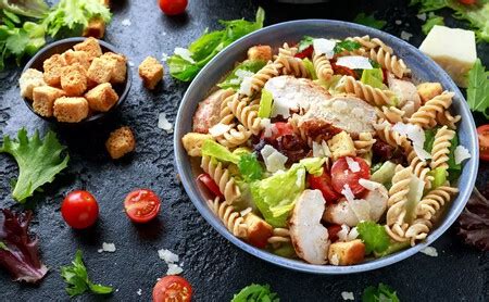 Recetas De Ensaladas Sencillas Ensalada De Pasta Con Pollo Y Verduras