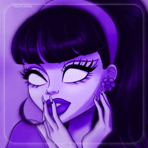 Purple icon aesthetic character | Animali, Idee, Sfondi