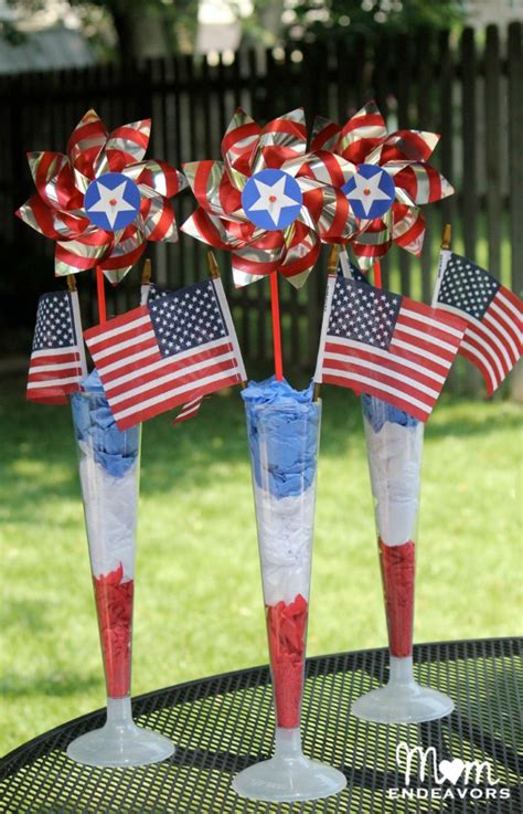 Easy Diy Patriotic 4th Of July Table Decor