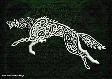 Norse Knotwork Wolf