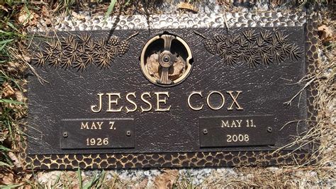 Jesse Cox 1926 2008 Find A Grave Memorial