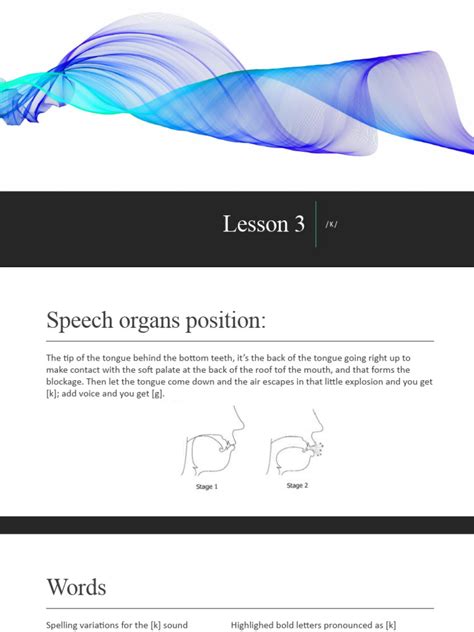 Lesson 3plosive Consonants K And G Pdf