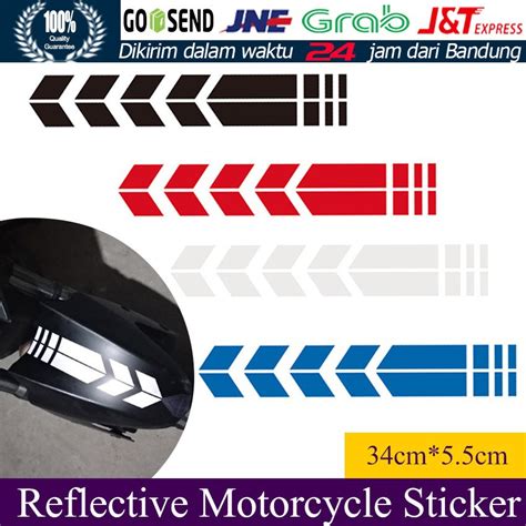 Jual Stiker Timbul Reflektif Untuk Fender Motor Sepeda Spakbbor Depan