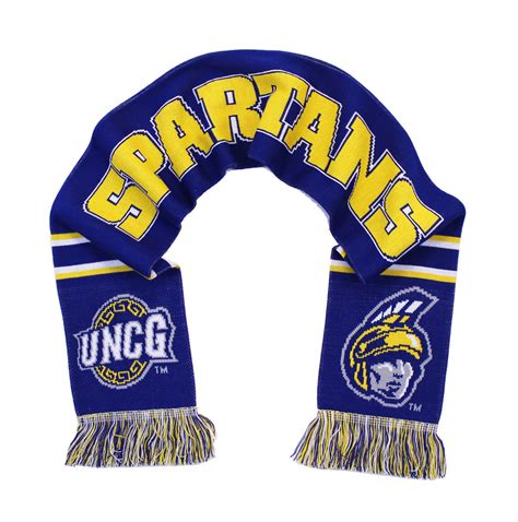 Uncg Spartans Scarf Unc Greensboro Knitted Classic Tradition Scarves