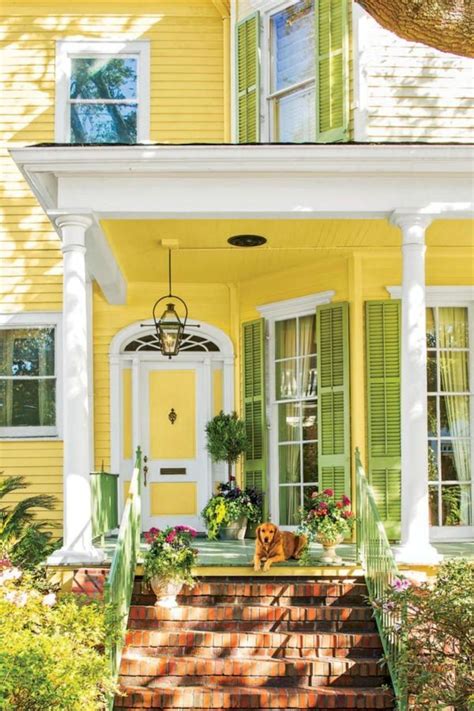 Great Nice Portray Concepts To Make Your Residence Look Higher Yellow House Exterior House