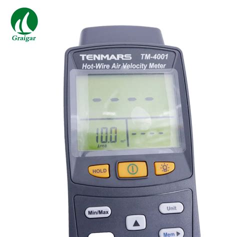 Tenmars Tm Hot Wire Anemometer Wind Speed Temperature Thermal Meter Tester Tm With Fast