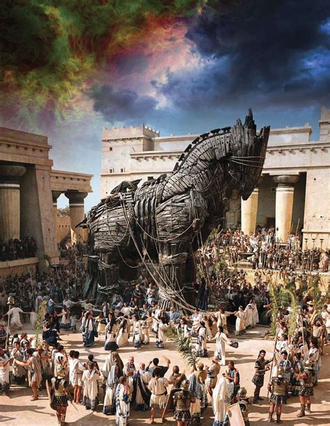 In Greek Mythology The Bronze Age Trojan War Was Waged Against The City Of Troy By The Achaeans