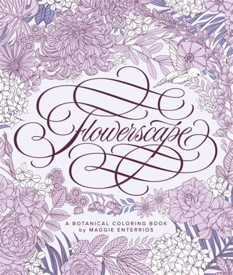 Flowerscape A Botanical Coloring Book Maggie Enterrios Książka W Empik