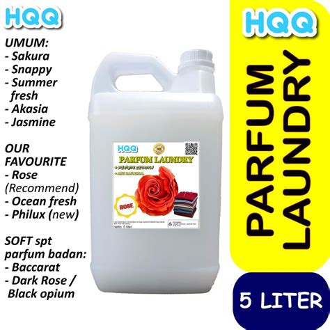 Jual HQQ PARFUM LAUNDRY PELICIN SETRIKA PEWANGI PAKAIAN 5 LITER