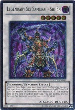 Legendary Six Samurai Shi En Utr Storm Of Ragnarok Yugioh