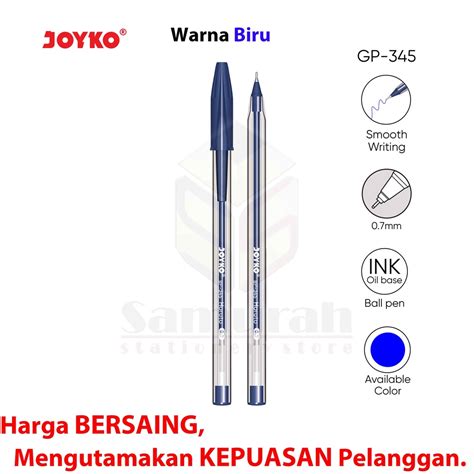 Jual Pulpen Joyko Haruto Bp Ball Pen Bp Mm Ballpen Cabut