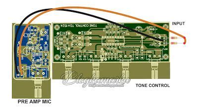 Cara Pasang Preamp Mic Ke Tone Control Satu Manfaat