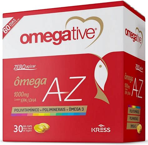 Suplemento Alimentar Omegative Az C Psulas Resilifarma Sa De Em