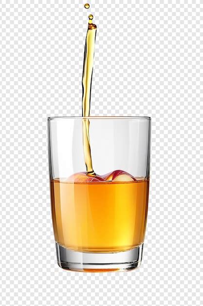 Premium PSD Glass Of Fresh Apple Juice Png Isolated On Transparent