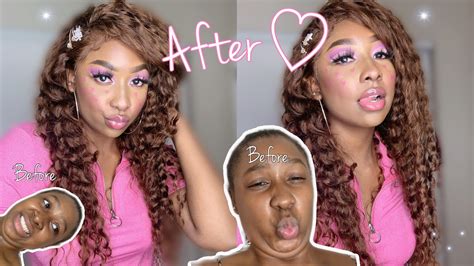 Quarantine Transformation ♡ Hair Transformation ♡ Doing My Wig For The First Time Youtube