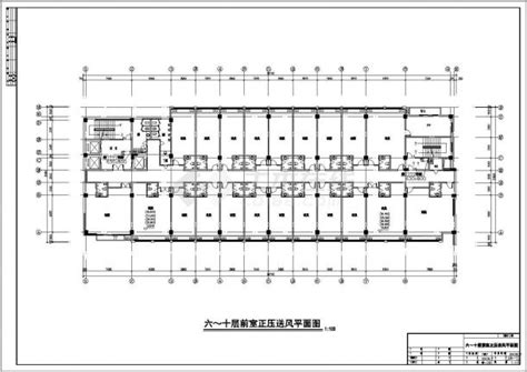 某十层商业办公综合楼全空气加风机盘管系统暖通设计图商业建筑土木在线