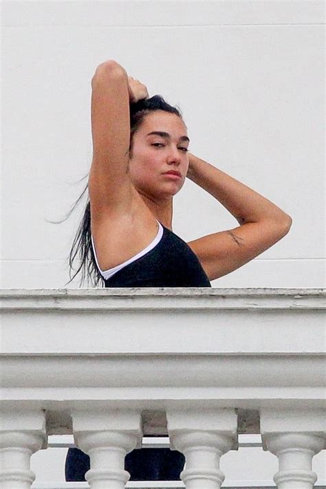 DUA LIPA Gets a Yoga Class on Balcony of Copacabana Palace Hotel in Rio ...