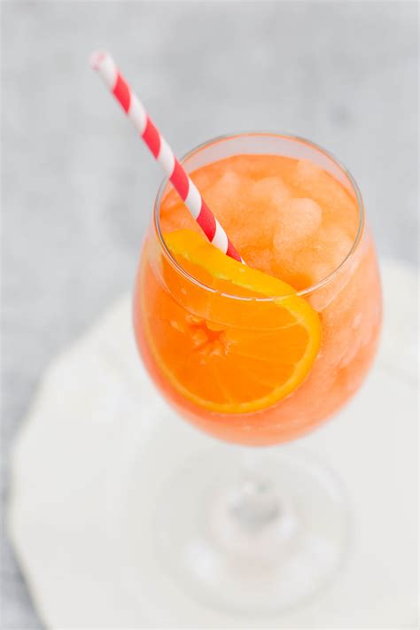 Frozen Aperol Spritz Cocktail Food Banjo