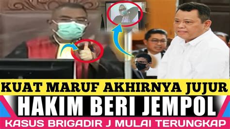 1 Jam Lalu Kuat Maruf Akhirnya Jujur Bongkar Rahasia Sambo Kasus