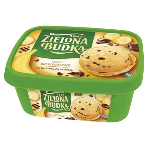 Zielona Budka Lody bananowe 1000 ml Zakupy online z dostawą do domu