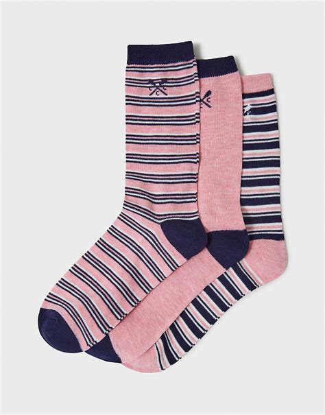 Womens 3 Pack Bamboo Socks From Crew Clothing Company