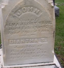 Diantha S True M Morial Find A Grave