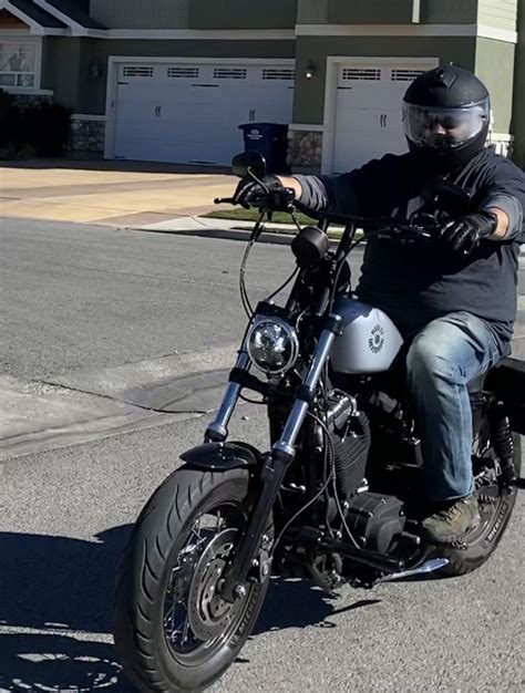 Fat Man On Harley